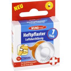 Heftpflaster Textil 1,25 cmx5 m 1 St