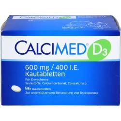 Calcimed D3 600 mg/400 I.E. Kautabletten 96 St