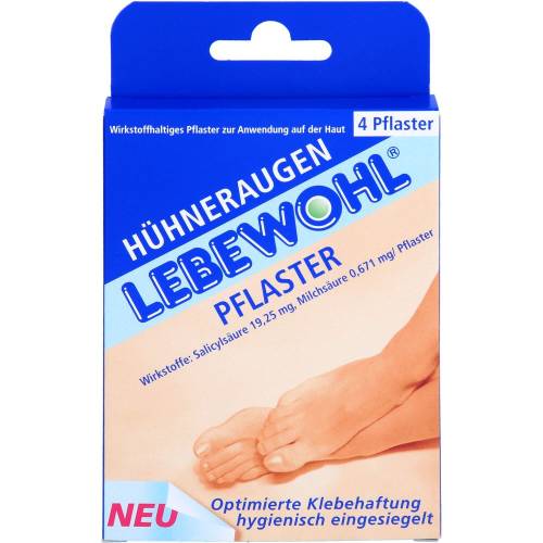 Lebewohl Hühneraugen Pflaster normal 4 St
