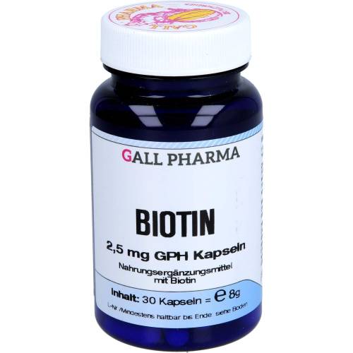 Biotin 2,5 mg Gph Kapseln 30 St