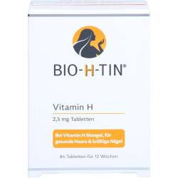 Bio-H-Tin Vitamin H 2,5 mg für 12 Wochen Tabletten 84 St