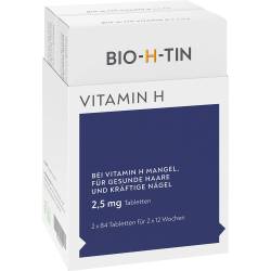 Bio-H-Tin Vitamin H 2,5 mg für 2x12 Wochen Tabl. 168 St