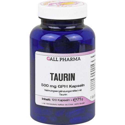 Taurin 500 mg Gph Kapseln 120 St