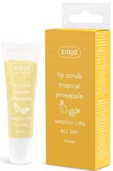 Scrub pentru buze cu ananas, Tropical Pineapple, 12 ml, Ziaja