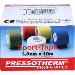 Pressotherm Sport-Tape 3,8 cmx10 m schwarz 1 St