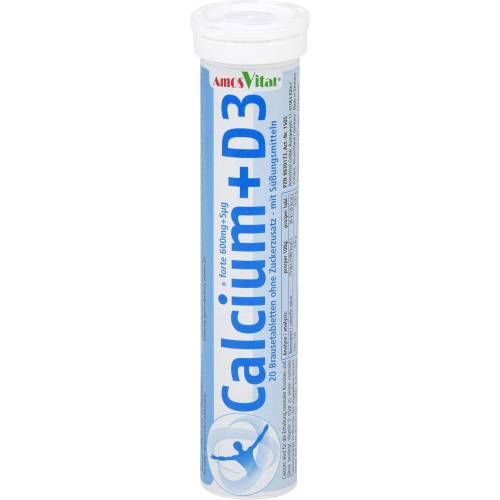 Calcium 600 mg+Vitamin D3 5 µg AmosVital Br.-Tabl. 20 St