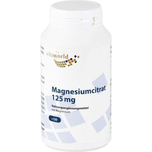 Magnesiumcitrat 125 mg Kapseln 120 St