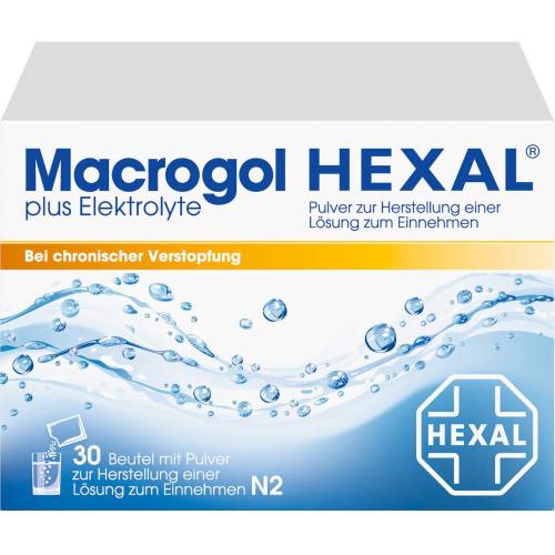 Macrogol Hexal plus Elektrolyte Plv.z.H.e.L.z.E. 30 St