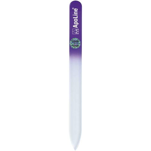 Apoline Nagelfeile Glas 14 cm lila 1 St