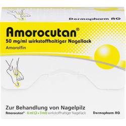 Amorocutan 50 mg/ml wirkstoffhaltiger Nagellack 6 ml