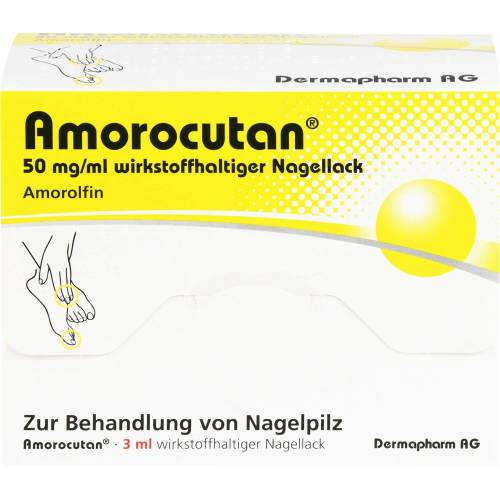 Amorocutan 50 mg/ml wirkstoffhaltiger Nagellack 3 ml