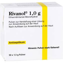 Rivanol 1,0 g Pulver 50 St