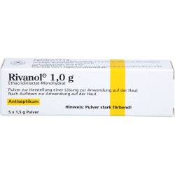 Rivanol 1,0 g Pulver 5 St
