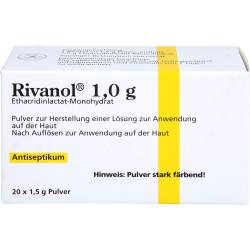 Rivanol 1,0 g Pulver 20 St
