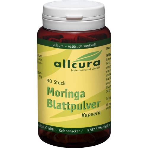 Moringa Blattpulver Kapseln 90 St