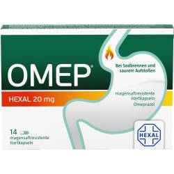 Omep Hexal 20 mg magensaftresistente Hartkapseln 14 St
