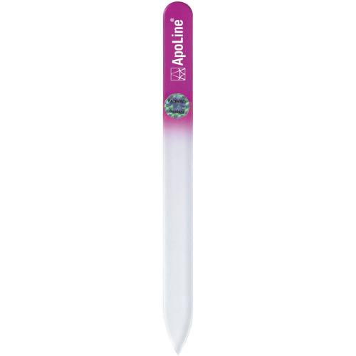 Apoline Nagelfeile Glas 14 cm pink 1 St
