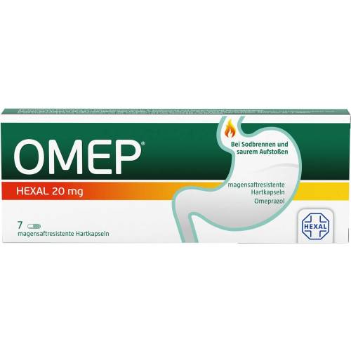 Omep Hexal 20 mg magensaftresistente Hartkapseln 7 St