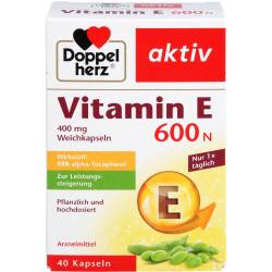 Doppelherz Vitamin E 600 N Weichkapseln 40 St