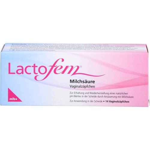 Lactofem Milchsäure Vaginalzäpfchen 14 St