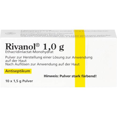 Rivanol 1,0 g Pulver 10 St