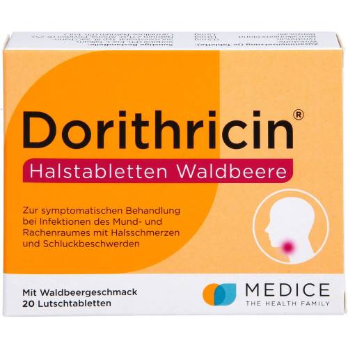 Dorithricin Halstabletten Waldbeere 20 St