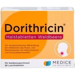 Dorithricin Halstabletten Waldbeere 20 St