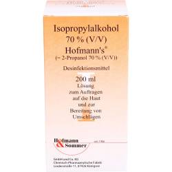 Isopropylalkohol 70% V/V Hofmann's 200 ml