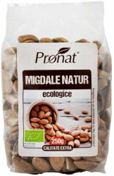 Migdale natur samburi, eco-bio, 250 g, Pronat