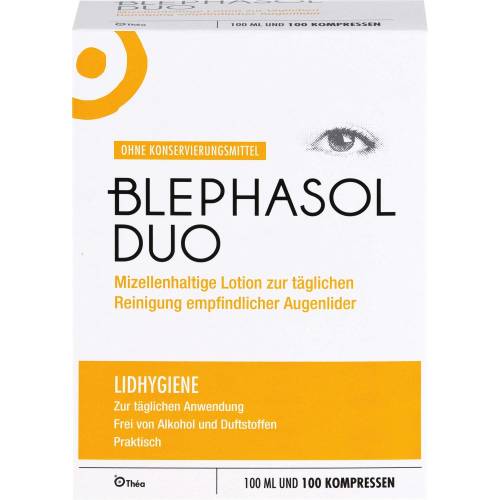 Blephasol Duo 100 ml Lotion+100 Reinigungspads 1 P
