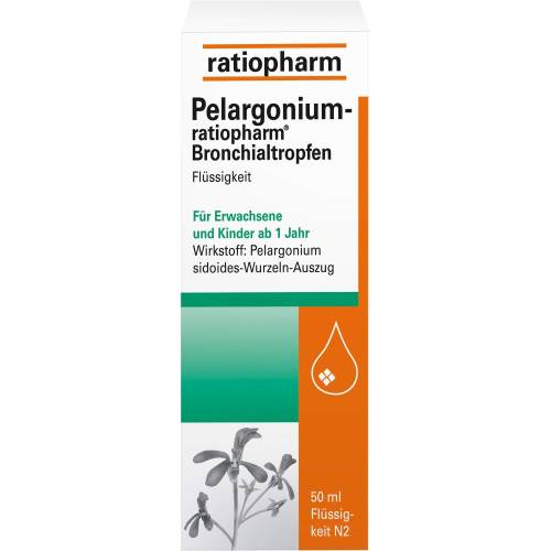 Pelargonium-Ratiopharm Bronchialtropfen 50 ml