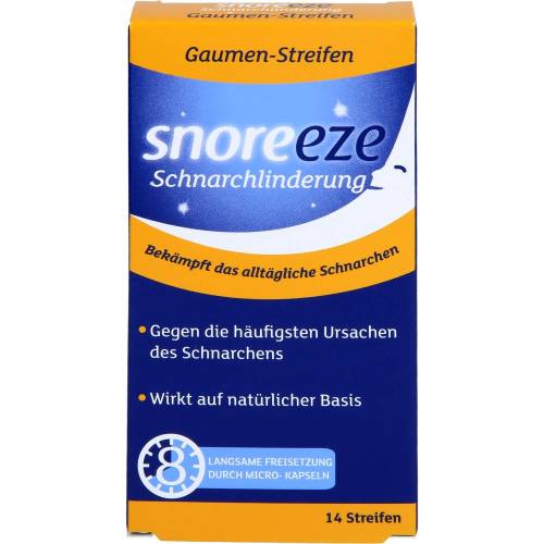 Snoreeze Schnarchlinderung Gaumenstreifen 14 St