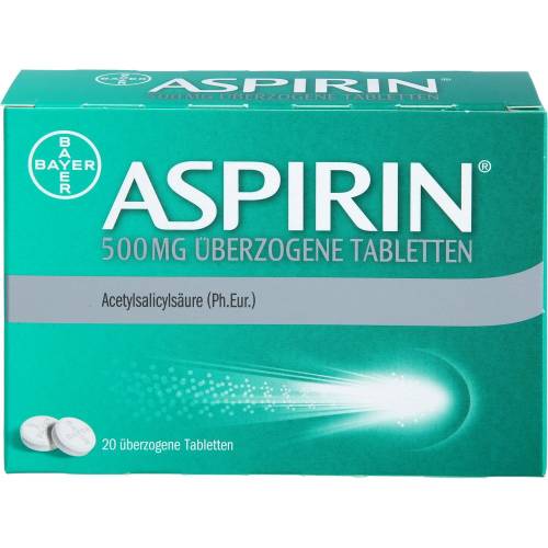 Aspirin 500 mg überzogene Tabletten 20 St