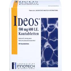 Ideos 500 mg/400 I.E. Kautabletten 90 St
