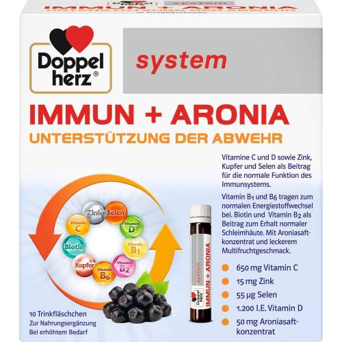 Doppelherz Immun+Aronia system Ampullen 10 St