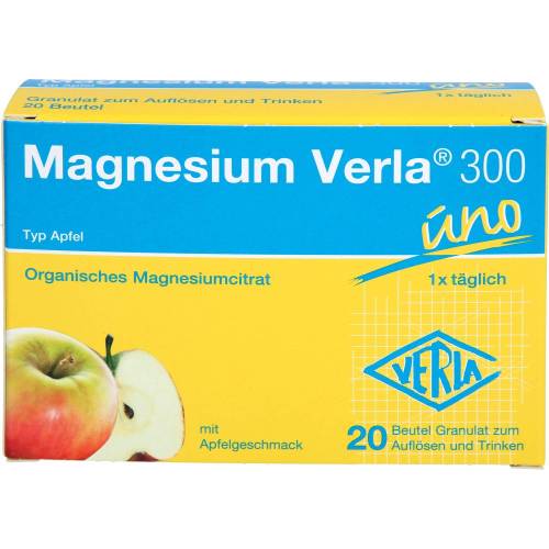 Magnesium Verla 300 Apfel Granulat 20 St