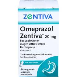 Omeprazol Zentiva 20 mg bei Sodbrennen 14 St