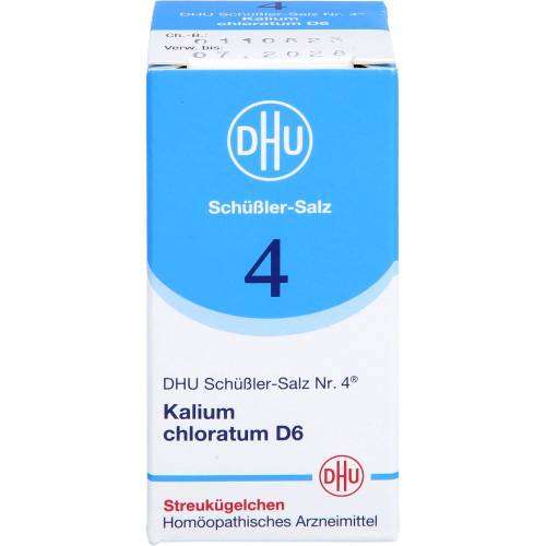 Biochemie Dhu 4 Kalium chloratum D 6 Globuli 10 g