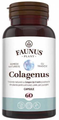 COLAGENUS - Colagen cu extracte din plante - 60CPS - FAUNUS PLANT