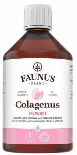 COLAGENUS FRUMUSETE - Colagen lichid hidrolizat si extracte din plante  500ML - FAUNUS PLANT