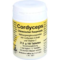 Cordyceps Chinesischer Raupenpilz Tabletten 60 St