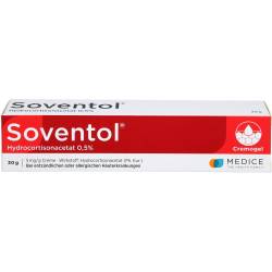 Soventol Hydrocortisonacetat 0,5% Creme 30 g