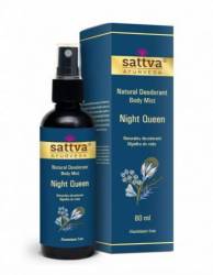 Deodorant fara aluminiu Night Queen 80ml - Sattva
