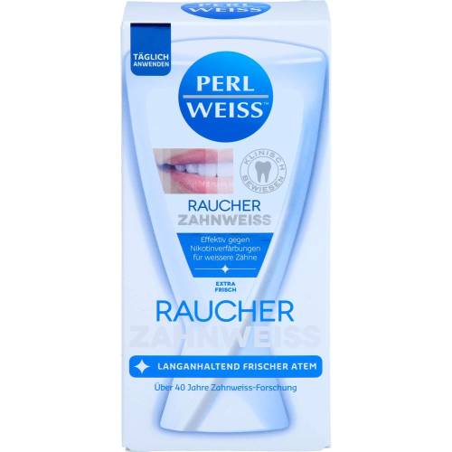 Perlweiss Raucher Zahnweiß Zahncreme 50 ml