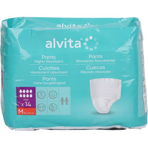 Alvita Inkontinenz Pants maxi medium Nacht 14 St