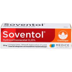 Soventol Hydrocortisonacetat 0,25% Creme 20 g