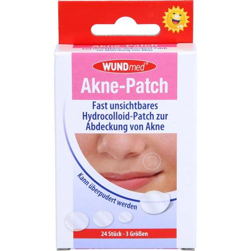Akne Patch Hydrocolloid 3 Größen 24 St