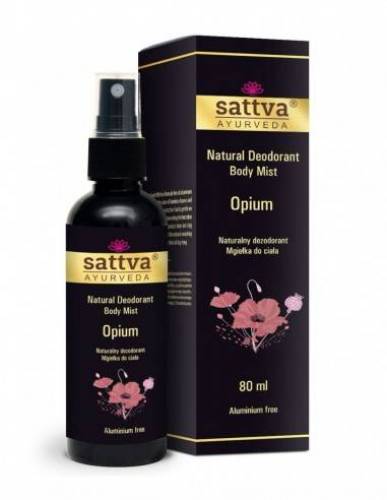 Deodorant fara aluminiu spray Opium 80ml - Sattva