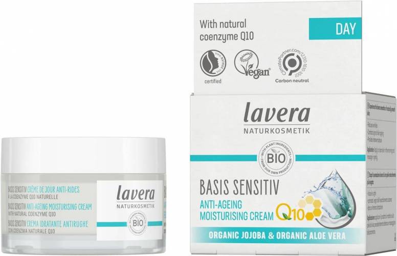 Crema hidratanta anti-ageing cu coenzima Q10 naturala, 50ml - Lavera