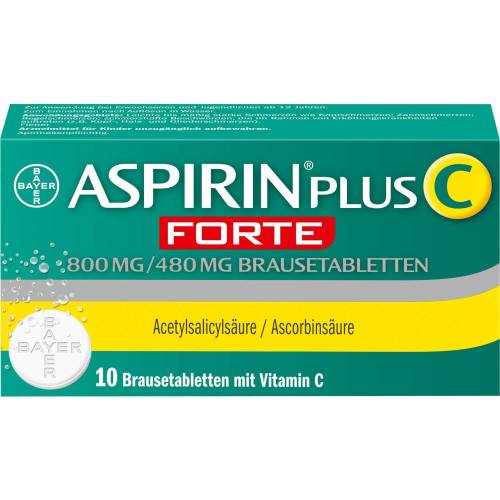 Aspirin plus C forte 800 mg/480 mg Brausetabletten 10 St
